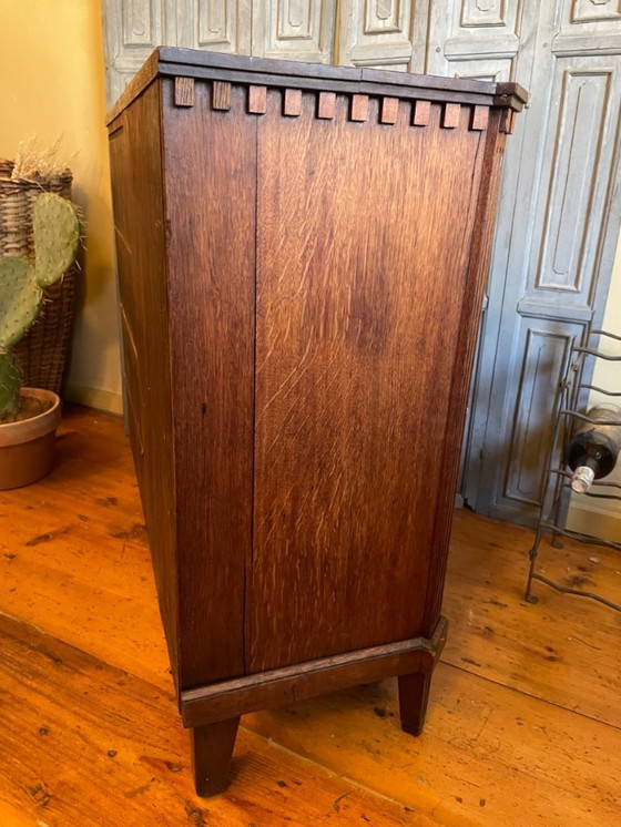 Image 1 of Niederländische antike Eichenkommode