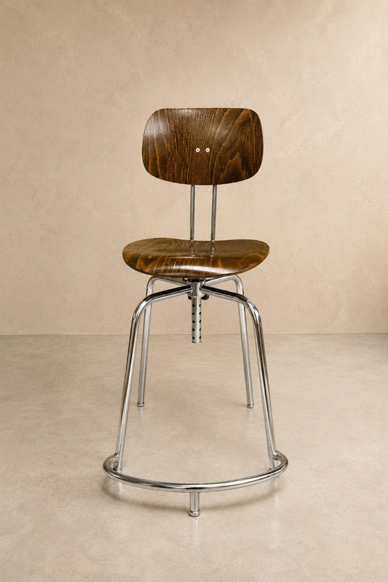 Image 1 of Set of 3 W+tS Orchestra Chairs - Egon Eiermann - Vintage design 1984