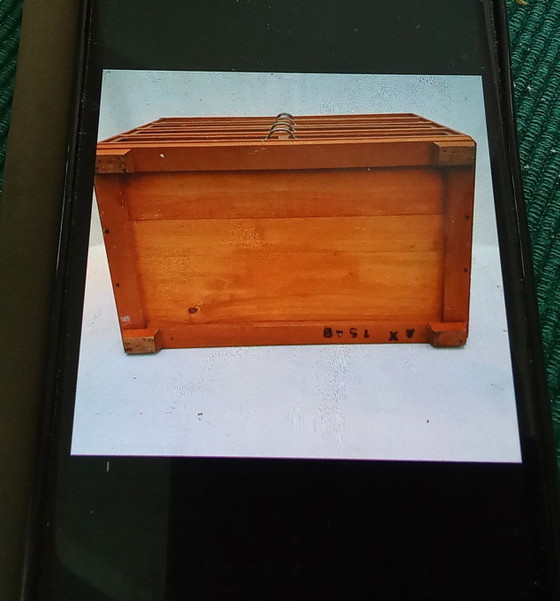 Image 1 of Antique haberdashery cabinet from Au Phenix. Vintage glass-fronted display cabinet