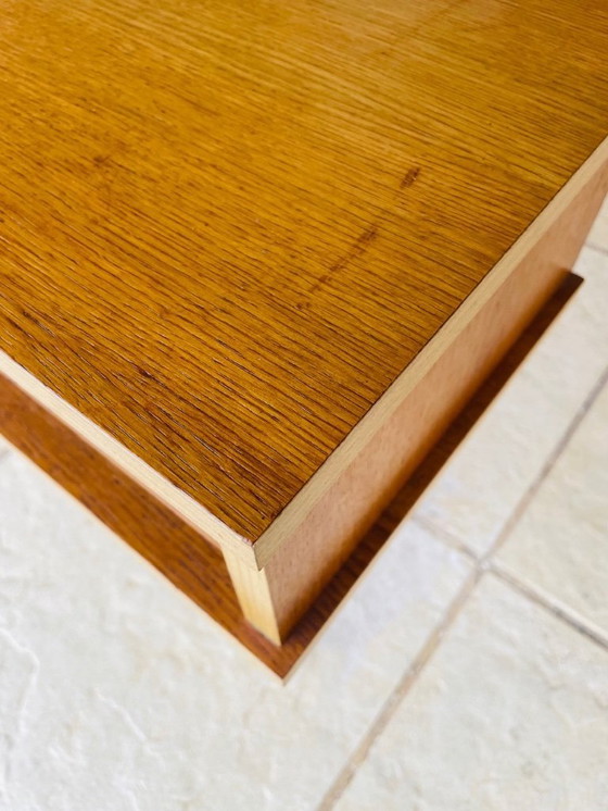 Image 1 of Mid-Century, Oak Nightstand , Circa 1960s 1970s