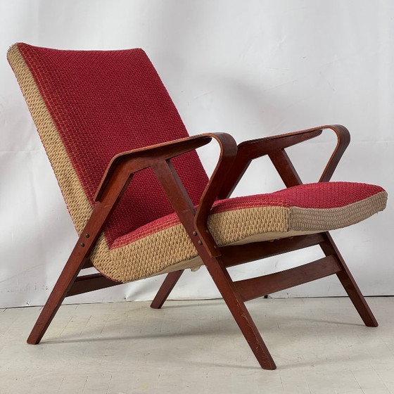 Image 1 of Coppia di poltrone vintage di Jaroslav Jirák per Tatra Nabytok, anni '60