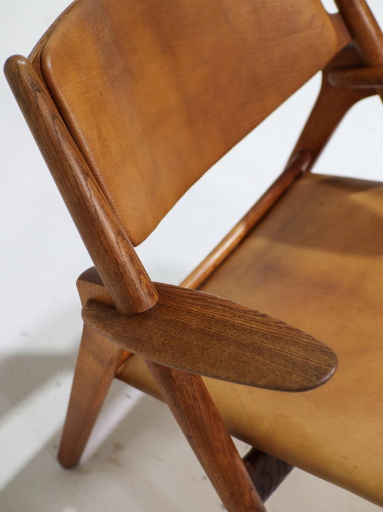 Image 1 of CH28 Sawbuck Sessel, Eiche, Hans J. Wegner, 1950er Jahre, Dänemark
