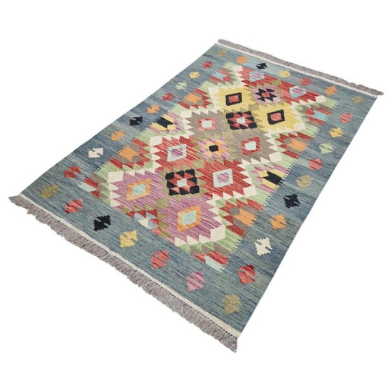 Kilim afgano Maimana – Lana hilada y tejida a mano – 185 x 125 cm – Alfombras, Wool (photo 2 of 5)