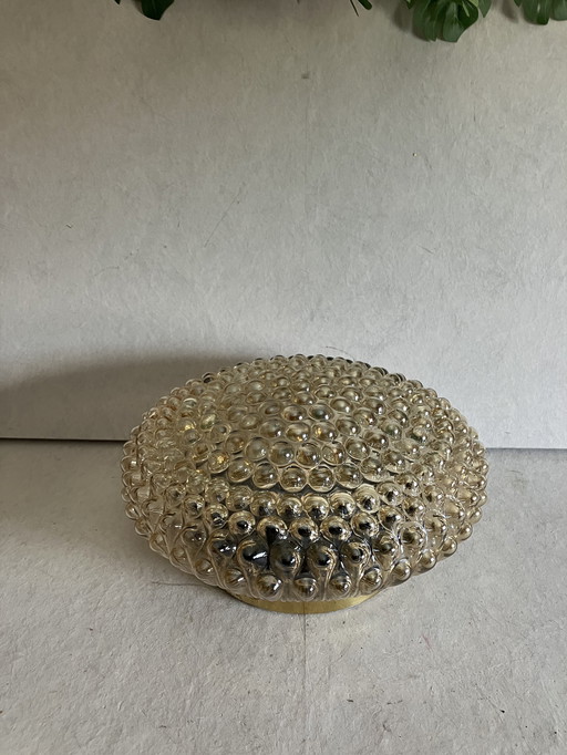 Vintage glass bubble ceiling lamp or ceiling light 1960s