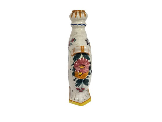 Image 1 of Deruta – Pilgerflasche – Keramik – handbemalt – Italien – 1950er Jahre