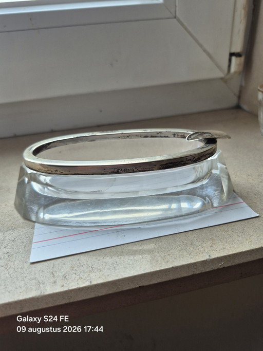 Crystal Ashtray – tafelaccessoires, Silver