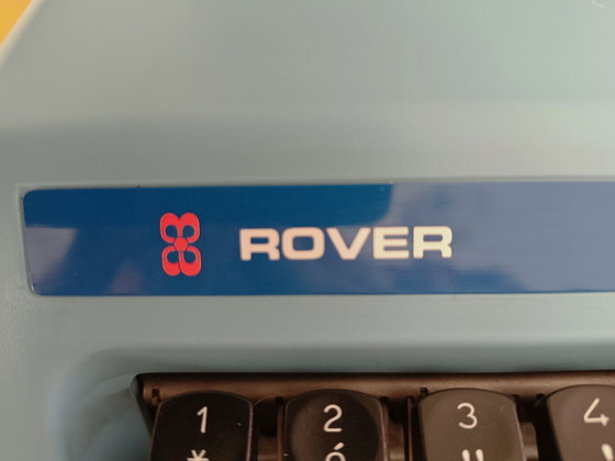 Image 1 of Machine à Écrire Rover Modèle Primavera Couleur Bleue