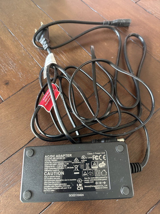 Image 1 of Sillón reclinable de cuero Design Montel con ajuste eléctrico de 2 motores