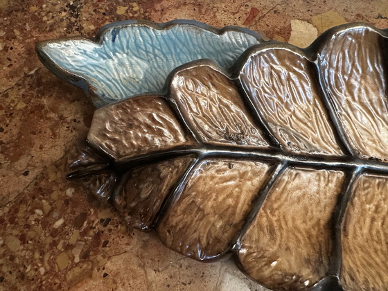 Image 1 of Roger Guerin - Bouffioulx Stoneware Bowl / Centerpiece - 56cm/24cm