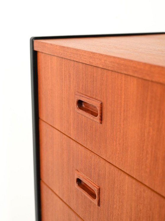 Image 1 of Small Scandinavian chest with black frames by Bodafors