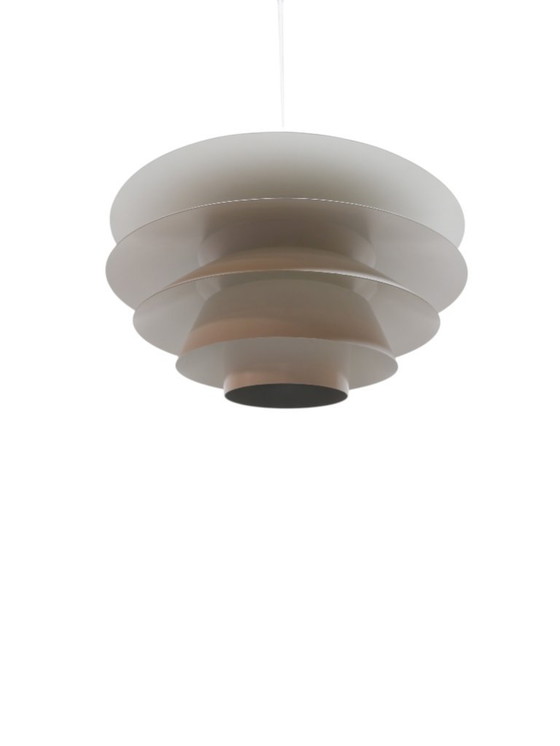 Lampada a sospensione danese modello Verona, anni '70 – nordisk solar, Lampade a sospensione, Alluminio (photo 5 of 5)
