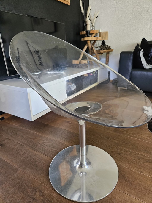 Design swivel chair Eros by Kartell from Philippe Stark