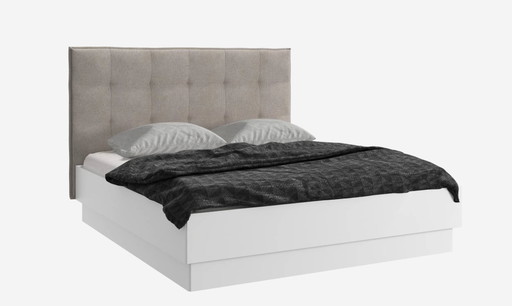 Boconcept - Lugano Bed Met Opbergruimte en Omhoogklappend Frame en Lattenbodem, Excl. Matras