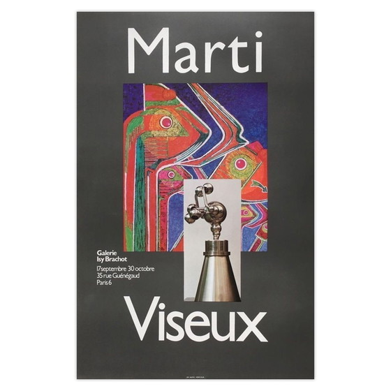 Image 1 of Claude VISEUX Expo 80 - Galerie Isy Brachot (avec Joan Marti) poster 1980