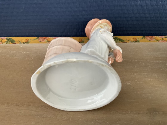 Image 1 of Lot de 2 pyrogènes de la fin du XIX ème siècle , porcelaine polychrome 