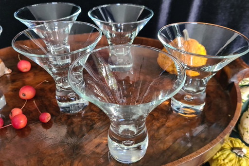 set (6) bicchieri da cocktail e gelato da dessert Durobor Belgium Cancun