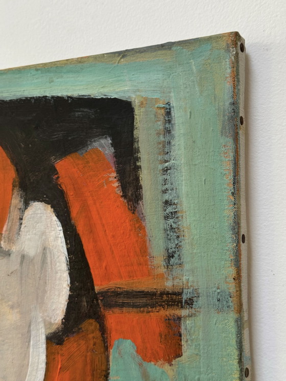 Image 1 of Patricia Pelsener (1956) - a figure with a dog, 1980s