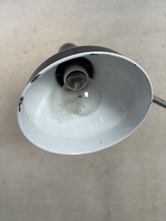 Image 1 of Vintage industrial trolley 'Hazet Assistent' + Rademacher lamp
