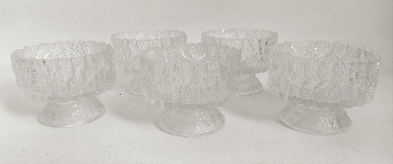 Image 1 of Juego de 5 cuencos de postre Ittalia de la década de 1970.