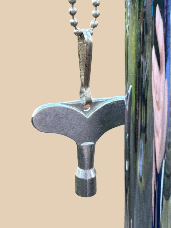 Image 1 of 🥁 Unique design side table | CYMBAL STAND TABLE | 90s