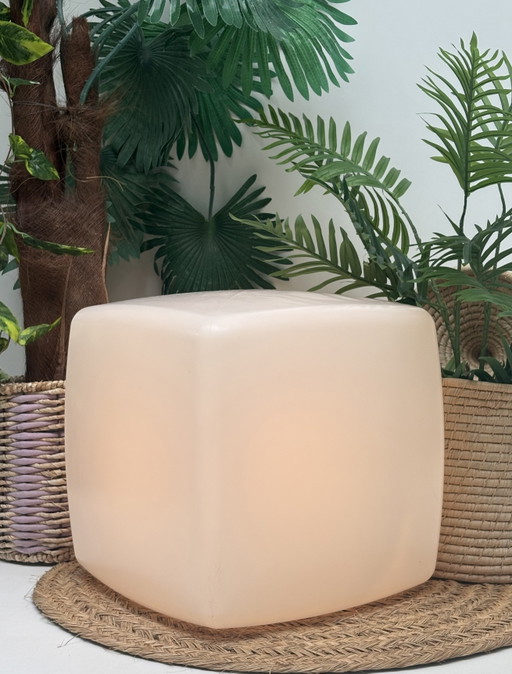 Ilu design kubus cube grote vierkante vloerlamp tuin/ balkon