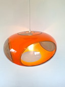 Massive Bug Eye Orange vintage space age lamp