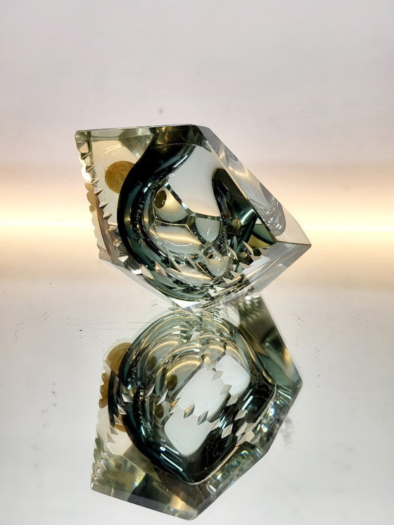 Image 1 of Vide poche Diamant, gefacetteerde, Somerso, Murano, Italia, años 60