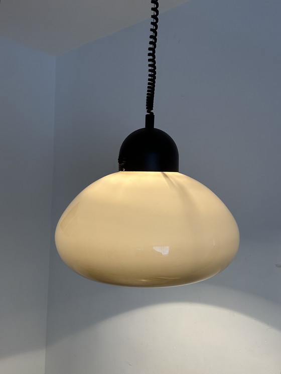 Image 1 of Vintage Herda pendant lamp with mushroom shade