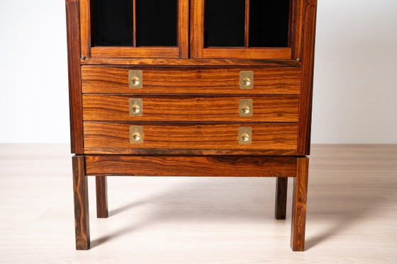 Pair of Vintage Display Cabinets by Bruksbo, Norway, 1960s, Wood, Beige (photo 12 of 19)
