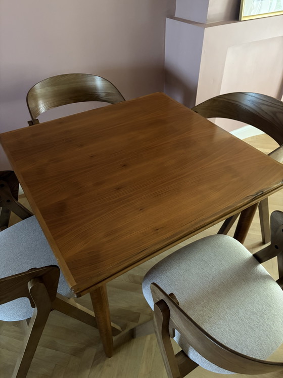 Vintage Danish Design Dining Table – Wood (photo 3 of 9)