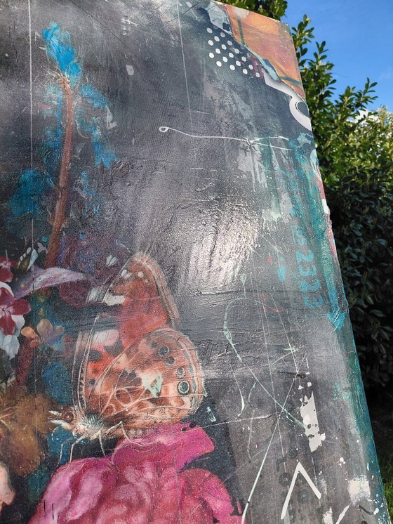 Image 1 of    'Soak up the sun' Mixed-Media Collage by Teis Albers