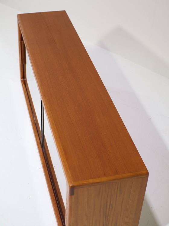 Image 1 of Silkeborg wall display cabinet sideboard vintage Danish teak