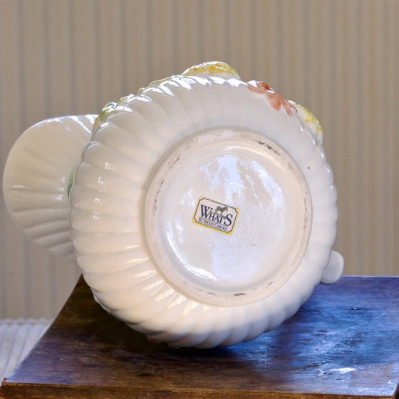 Image 1 of Brocca/vaso vintage in terracotta color limone molto grande, firmato What's