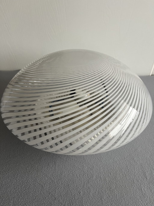 Murano Venini mundgeblasene Glaslampe