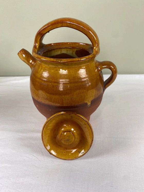 Ochre terracotta water bottle – Glass & Decanter (photo 8 of 12)