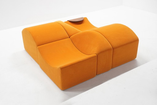 Divano modulare Asmara di Bernard Govin per Ligne Roset, set da 6
