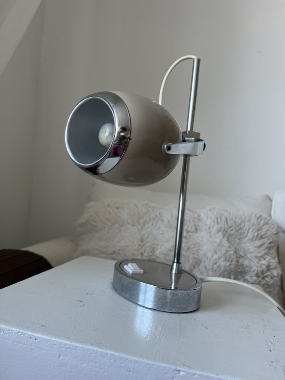 Image 1 of Vintage Oogbol Lamp Beige