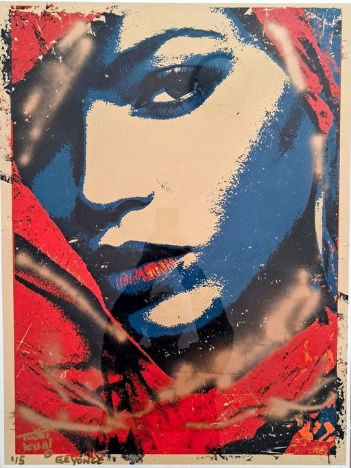 TUSHI KUNI - Beyoncé - Artist's Lithograph