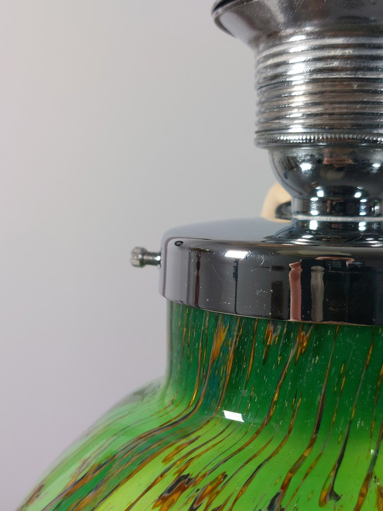 Image 1 of Paire de lampes de table WMF Ikora, verre doublé, chrome, Karl Wiedmann 1930