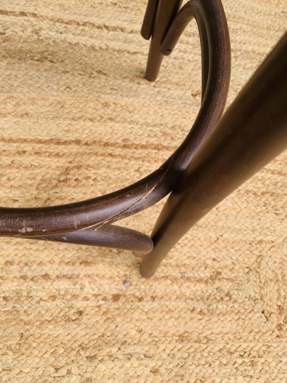 Set of 4 Vintage Bistro High Chairs – Dining chairs, Wood (photo 31 of 33)