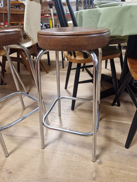 Image 1 of 2 sgabelli da bar retrò