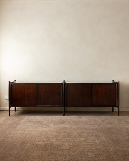 Palisander Archimede Sideboard von Hirozi Fukuoh für Gavina, 1960er Jahre