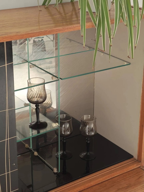 High buffet / Sideboard U 372 / 386 by B Landsman and H Nepozytek 60 – Jitona, Display cabinets, Wood, Glass (photo 10 of 40)