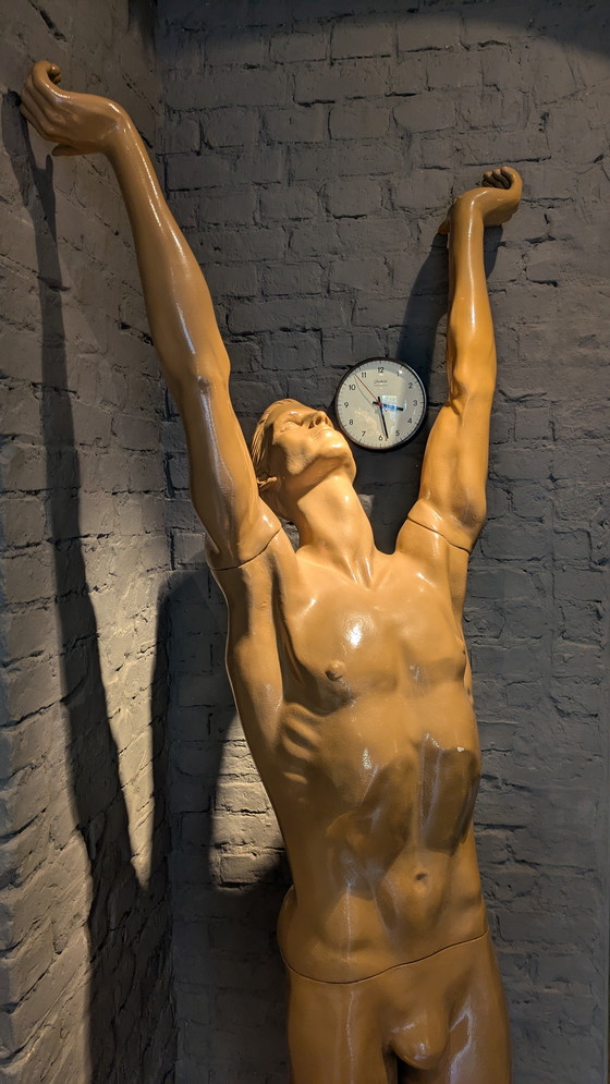 Image 1 of KaDeWe Olympiade München 1972 Schaufenster Figur turner Mannequin