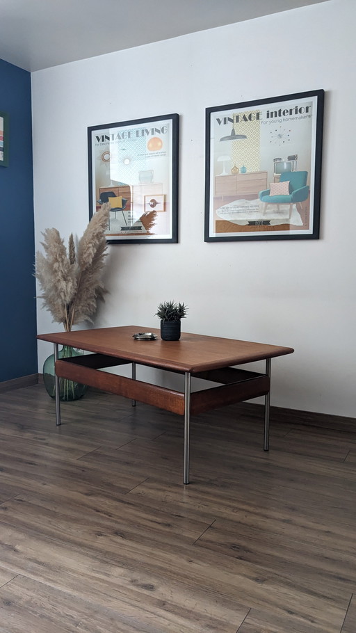 Table basse vintage design scandinave 