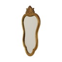 Französischer Spiegel im Barockstil, Gold, 54 cm