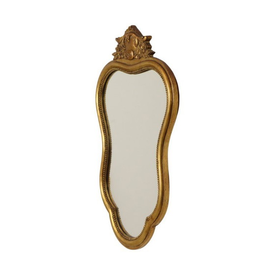 Image 1 of Espejo francés estilo barroco dorado de 54 cm