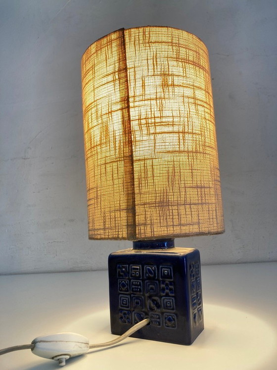 Image 1 of Lámpara de mesa de cerámica de la década de 1960, diseñada por Hans Siery para Carstens.