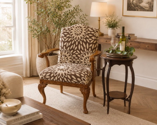 Poltrona, sedia da ufficio, Inghilterra antica – fauteuils, Wood
