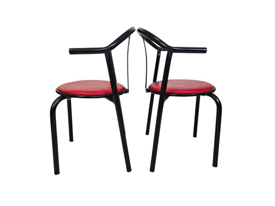 Image 1 of Ikea - Maxmo - (2) Sillas de comedor - Postmoderno - Italia - Años 80